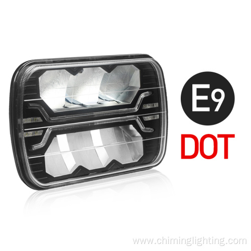 New DOT Square 5X7inch High Low Beam Headlight 36W Led Headlights For truck offroad